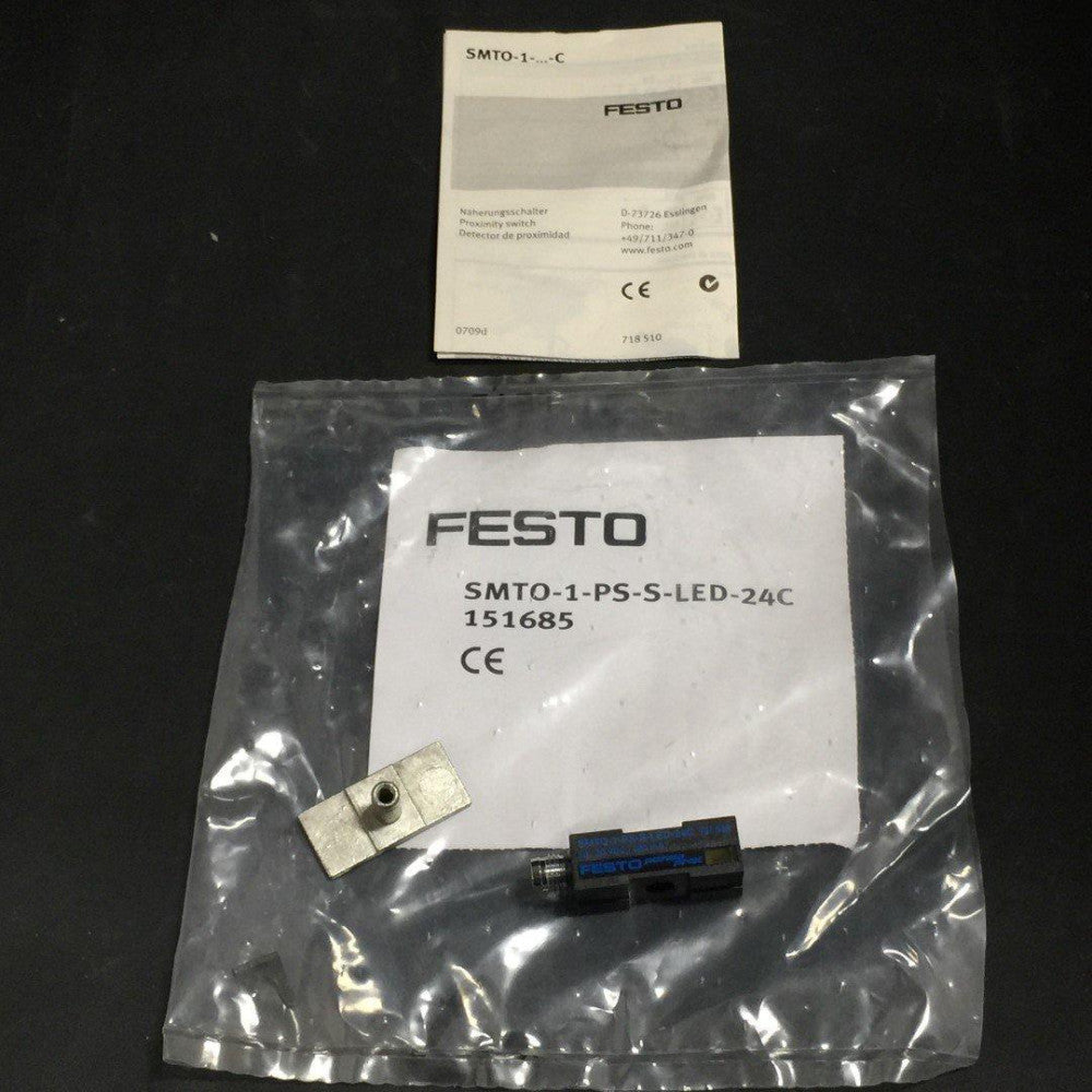 FESTO SMTO-1-PS-S-LRD-24C PROXIMITY SWITCH 10-30 VDC