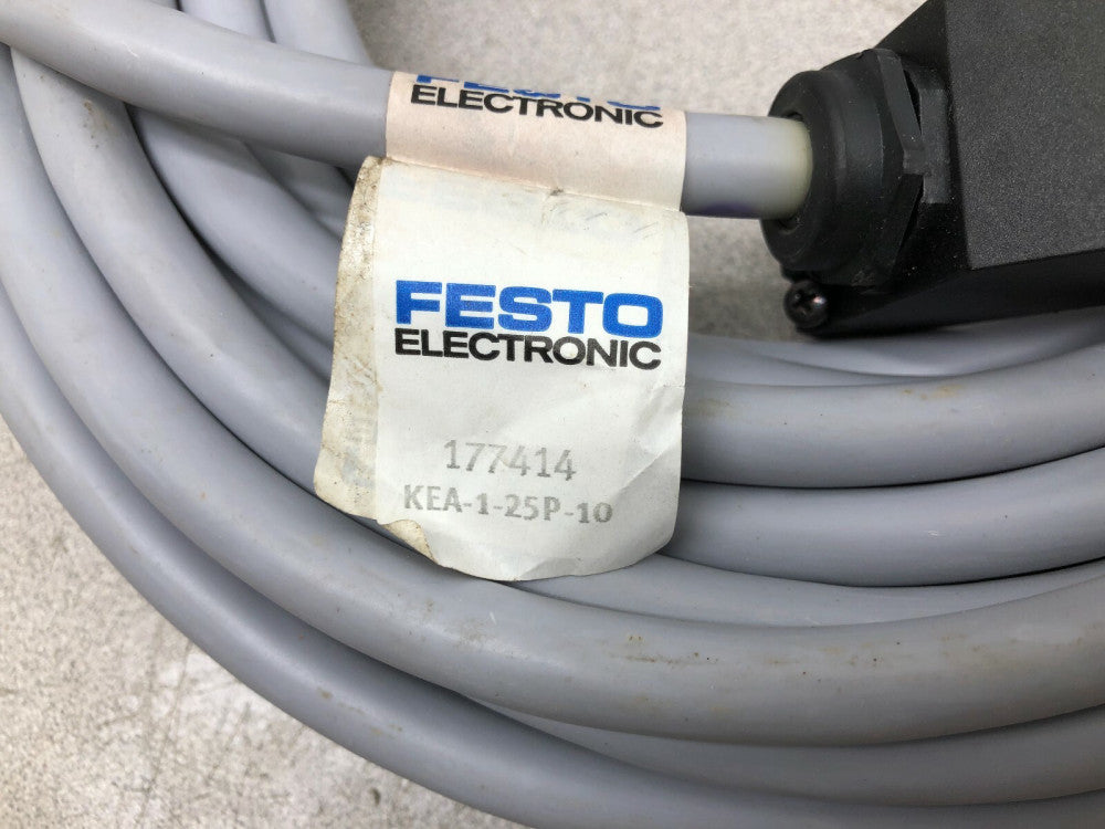 NEW NO BOX FESTO CONNECTING CABLE KEA-1-25P-10