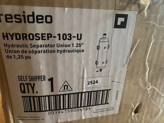 Honeywell HYDROSEP-103-U HYDRAULIC SEPARATOR UNION (NEW)