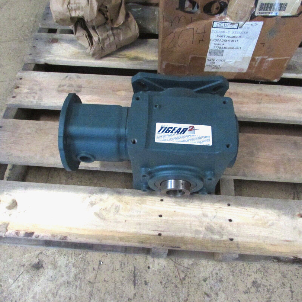 DODGE FK30A25H14LH , ANGLE GEAR REDUCER , C-FACE, RATIO 25:1 , NIB! MAKE OFFER!