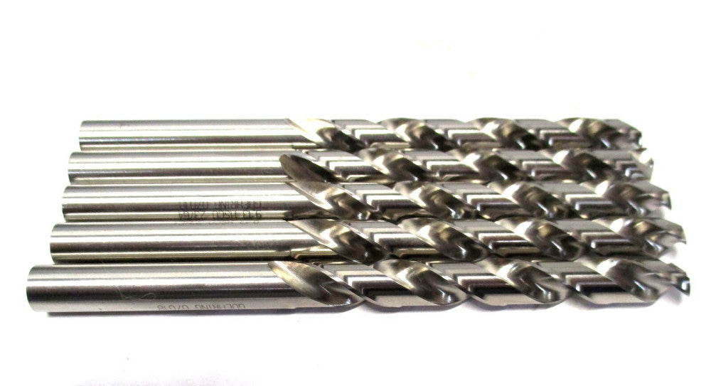 Guhring (4031093186148) 23/64 x 4-7/8 2-Flute RH HSSCo Jobber Drill - 5 QTY