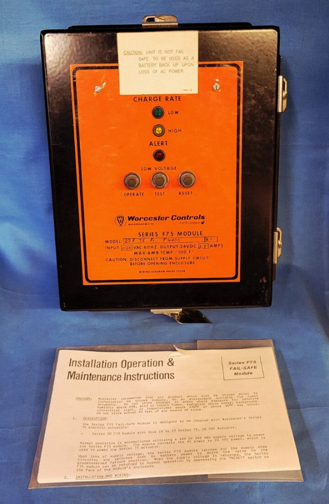 WORCESTER CONTROLS SERIES F75 FAIL SAFE MODULE