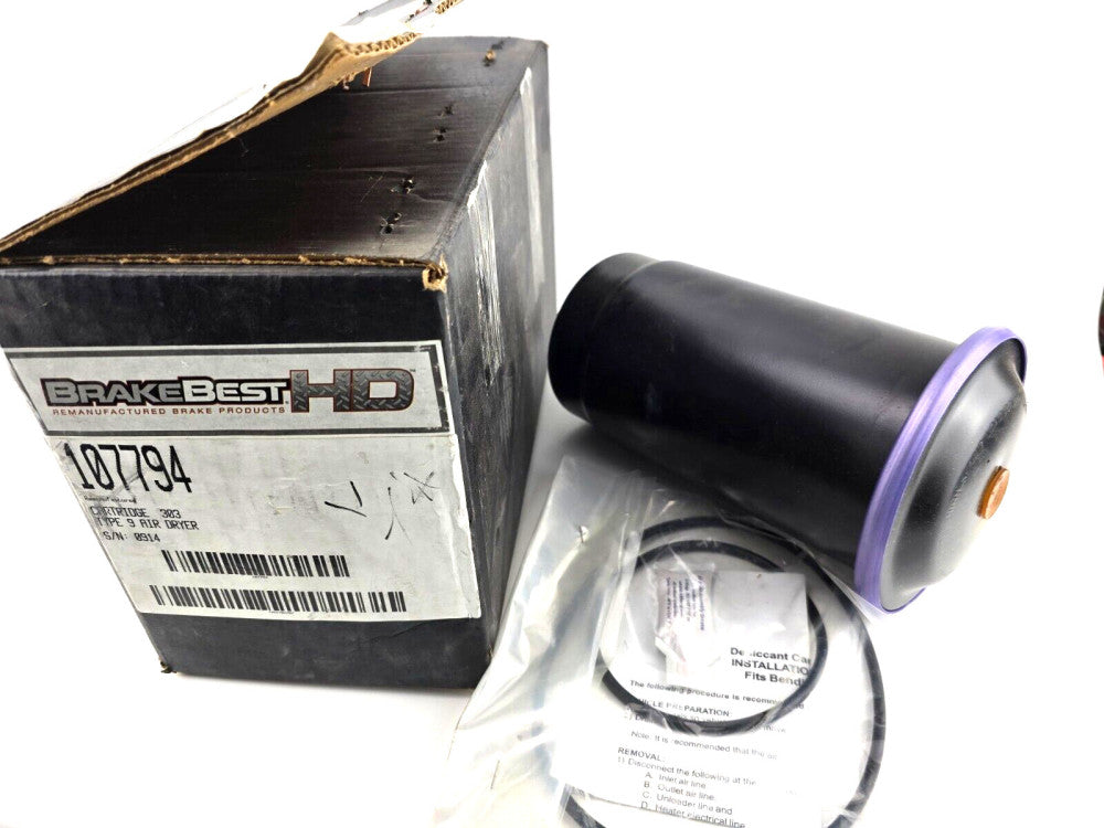 Brakebest 107794 Air Dryer Cartridge Kit AD-9 065225 107796