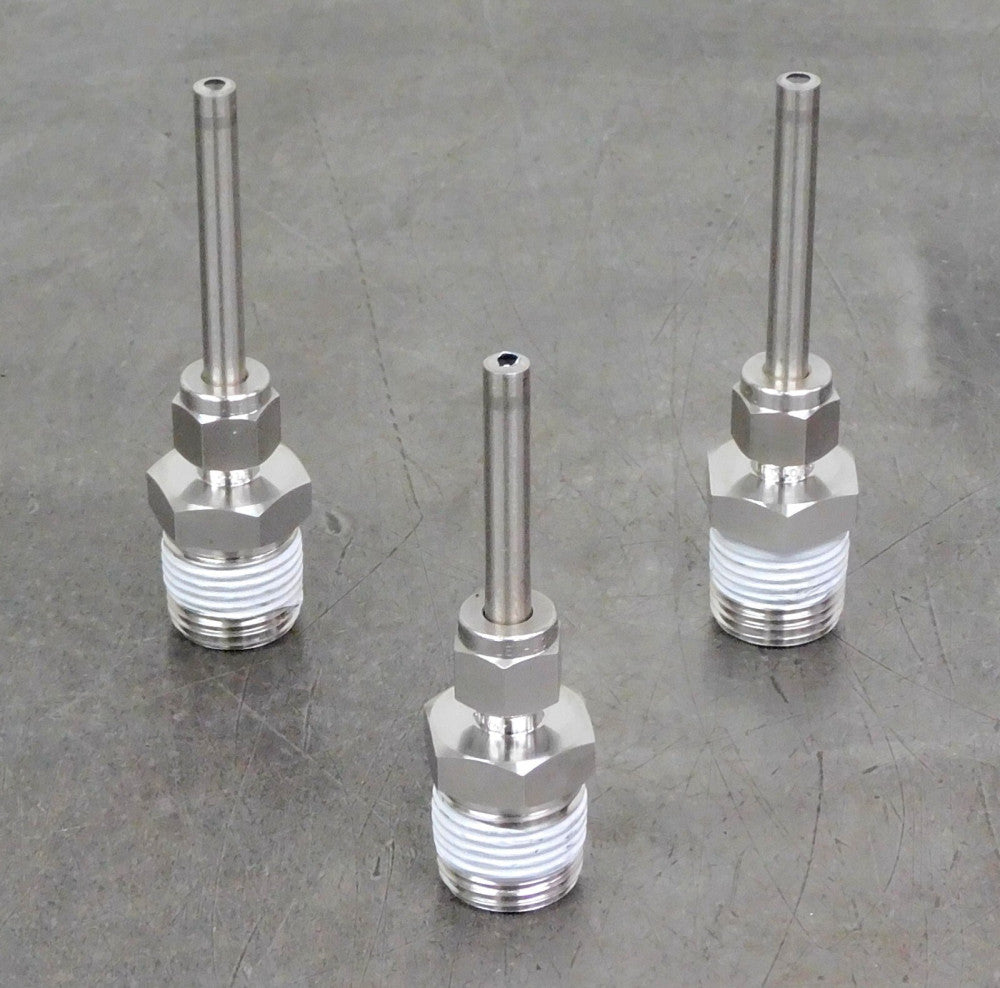 Ham-Let 768LSS1/4x1/2 Male Fitting Connector SS316 1/4 & 1/2 in NPT Lot of Three
