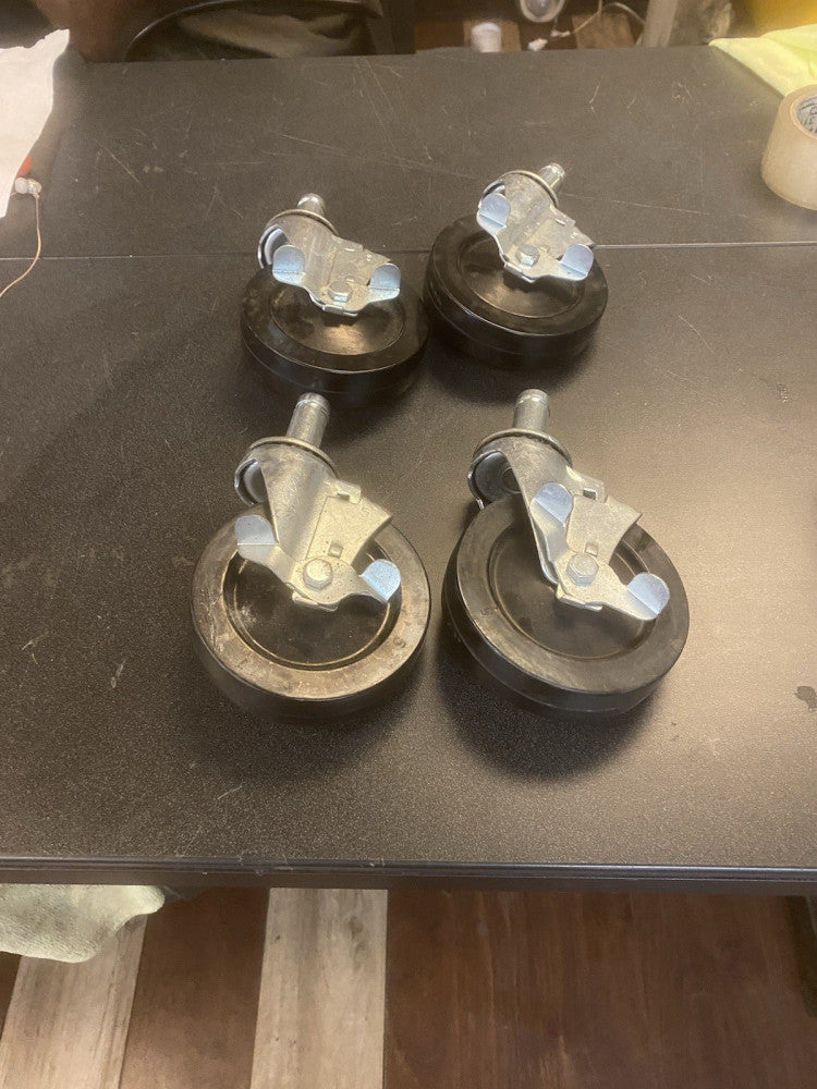 BRAND NEW Centaur C5B Casters 5" With Brake (Set of 4)