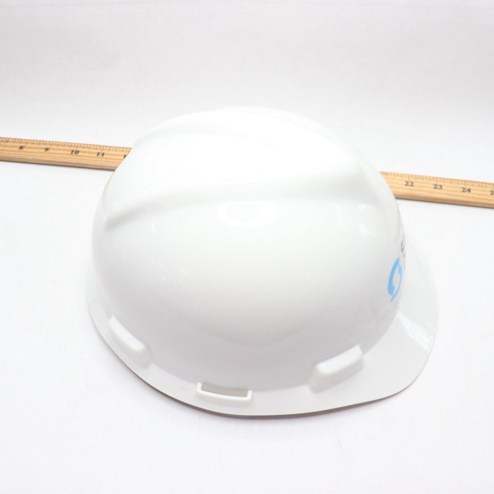 MSA Salas O'Brien 4-Point Ratchet Suspension Vented Full Brim Hard Hat White