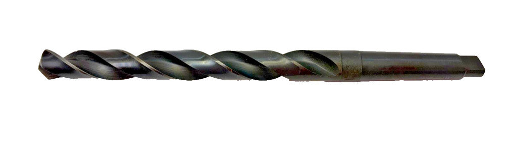 CLE-FORGE, #3 MORSE TAPER SHANK 1" DRILL BIT, SPIRAL 2 FLUTE, OAL 14"