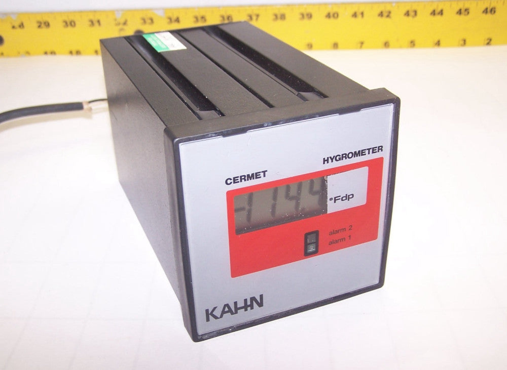 Kahn Cermet Hygrometer 110 Volt 50/60 Hz 75-400F-34/98110-01-6.0