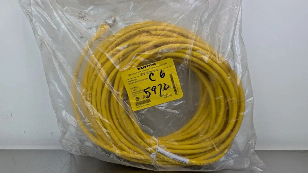 Turck RKC 4.2T-20-RSC 4.2T/CS12885 Extension Cable U-45442 M12 Female 4-Pin M12