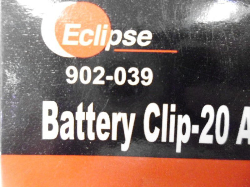 ECLIPSE 902-039 BLACK BOOTED 20 AMP BATTERY CLIPS NSMP