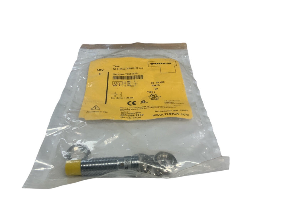 NI 8-M12-AP6X-H1141 Turck Prox Sensor/Switch W181