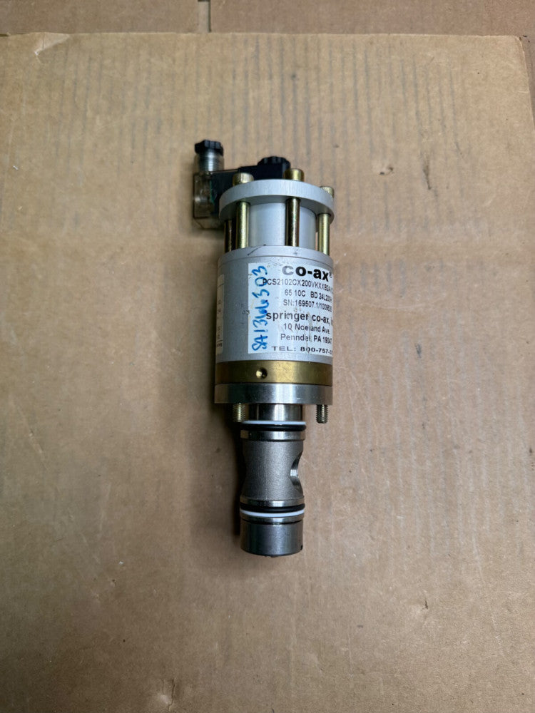 MÜLLER CO-AX PCS2102CX200VKXXB2AVCXXP1 SOLENOID VALVE, NEW-OUT OF BOX! M/O!