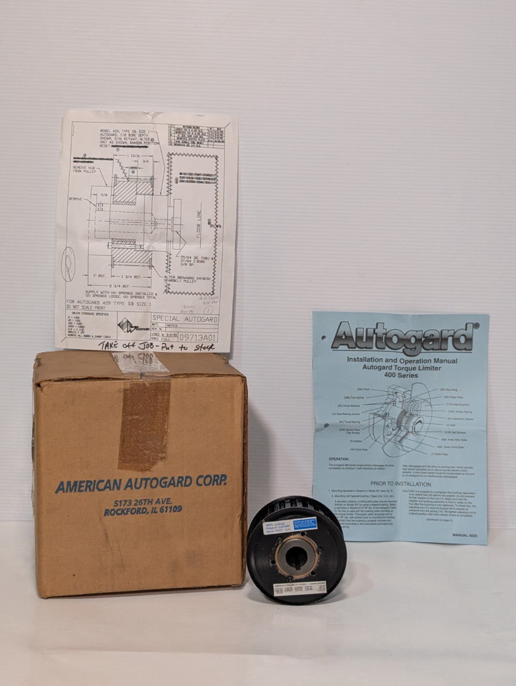 American Autogard 101980-002 backup component for 400 Series torque limiter