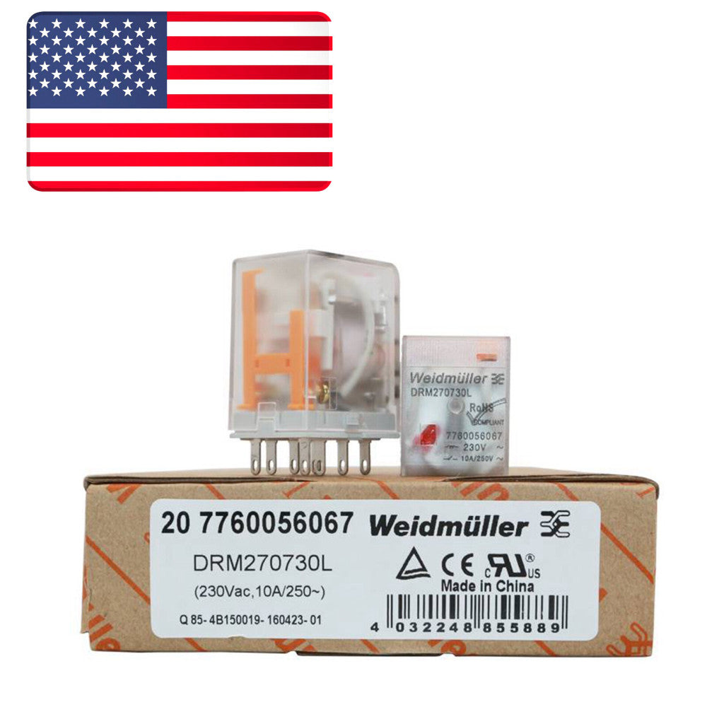 10PCS/New In Box WEIDMULLER DRM270730L Intermediate Relay - US Stock