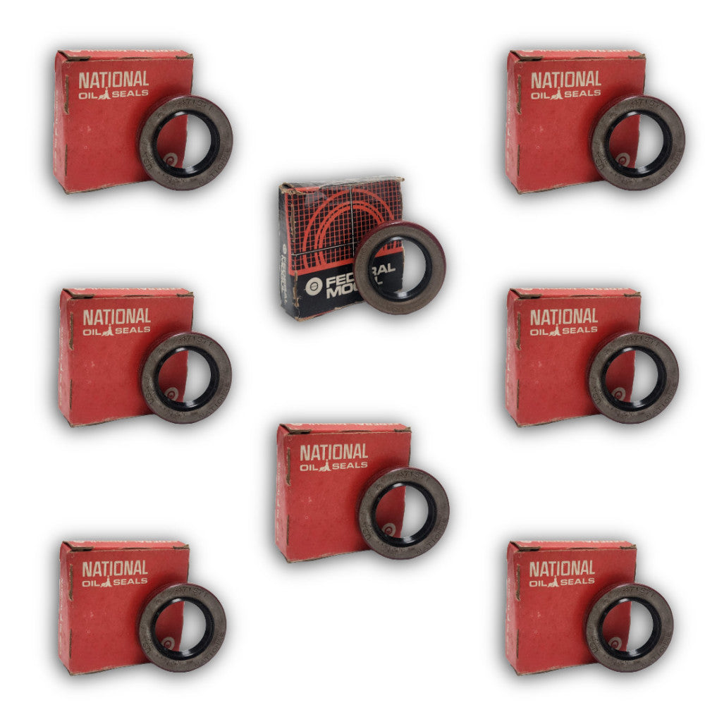 FEDERAL MOGUL OIL SEALS (LOT OF 8) 471571 0.937" ID 1.499" OD 0.250" WIDTH