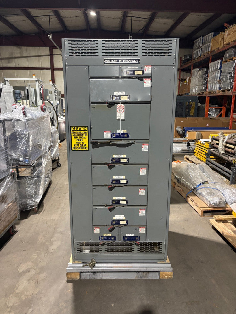 Square D QED 2 Power Style Switchboard 3000A, (5) QMB364W (2) QMB363TW, QMB365W