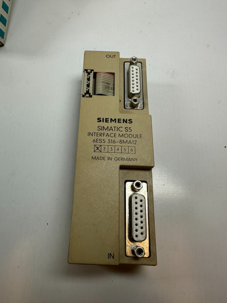 Siemens Simatic S5 6ES5 316-8MA12 Interface Module - New Old Stock