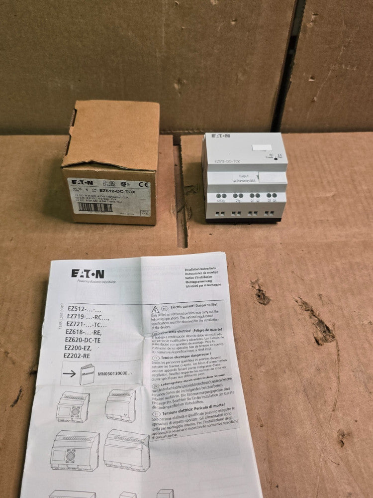 EATON EZ512-DC-TCX RELAY TRANSISTOR OUT, 24 VDC, NEW-IN-BOX!, MAKE OFFER!
