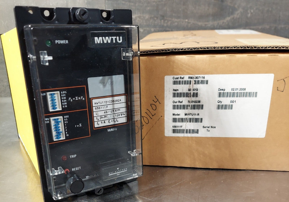 Gec Alsthom MWTU11-R STG REV POWER RELAY. MWTU11 D1CD0202A