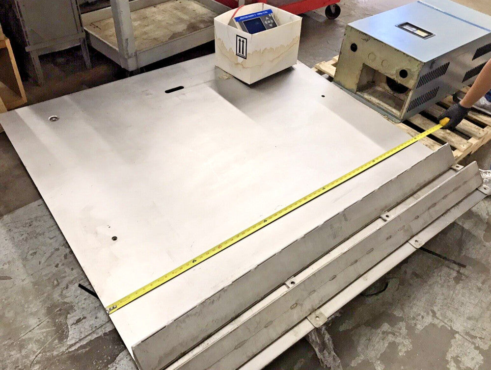 Rice Lake 5X5HPQC-2K RoughDeck S/S Platform Scale with 9201-5A Weight Indicator