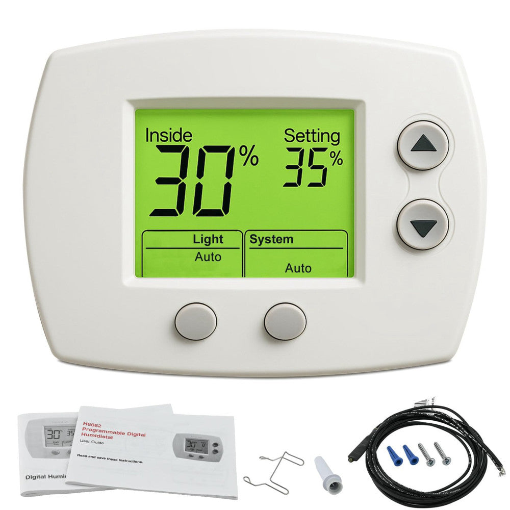 H6062A1000 Digital Humidistat/Dehumidistat with Honeywell H6062A1000 HumidiPr...