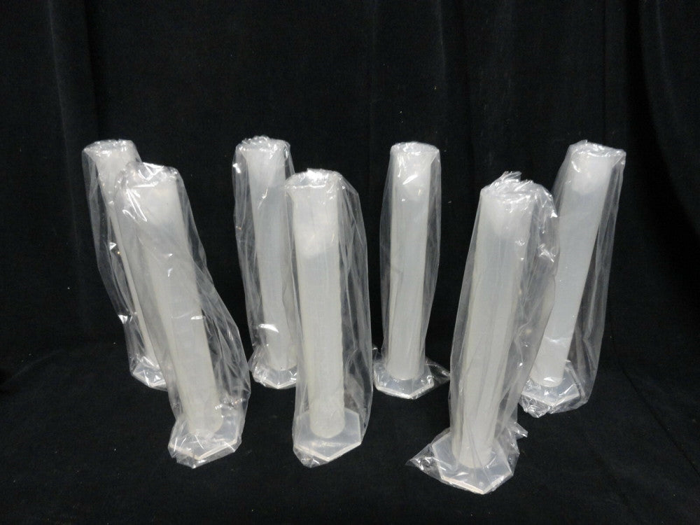 FISHER SCIENTIFIC - CYLINDER PP MOLDED - 250mL - 12" x 1 1/2" - LOT OF 7 - NEW
