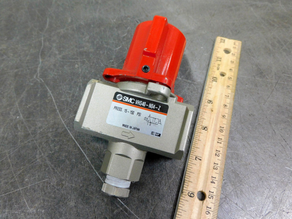 SMC VHS40-N04-Z Lock-Out Valve 3-Port 15-150 psi 1/2" NPT