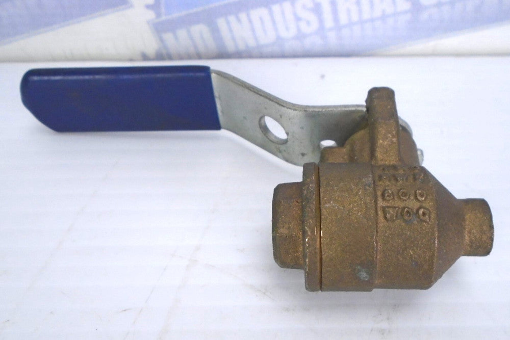 NIBCO - 1/4" Bronze Ball Valve - Socket Weld, 150 SWP, 600 WOG (NEW)