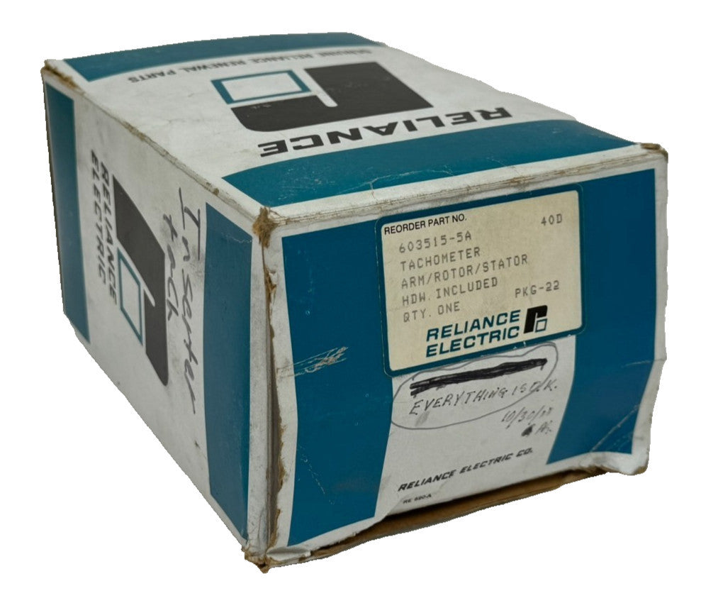 NEW RELIANCE ELECTRIC 603515-5A TACHOMETER KIT TGF-2100-03-A TGF-2100-03A
