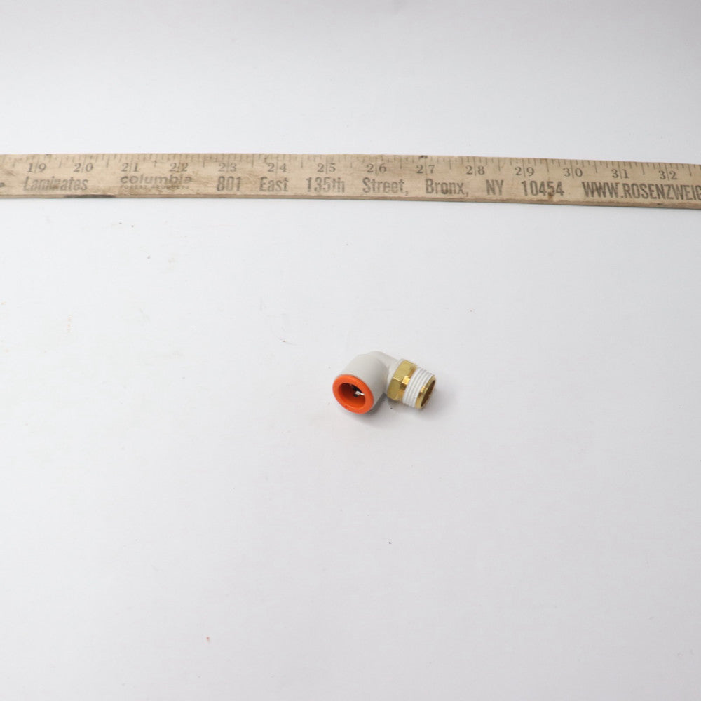 SMC Union Elbow 90 Degree 1/2" Tube x MNPT KQ2L13-36AS