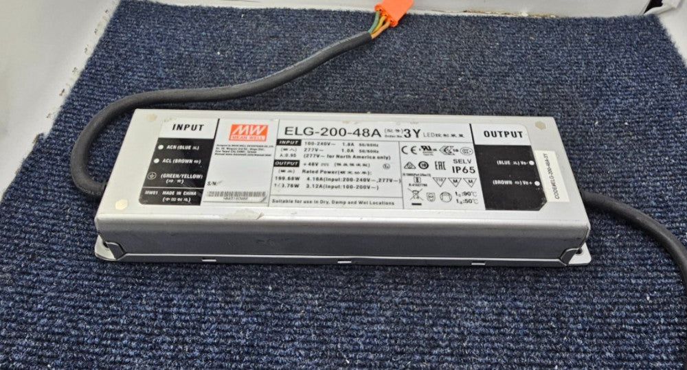 Mean well ELG-200-48A-3Y 48V Waterproof LED Power Supply IP65
