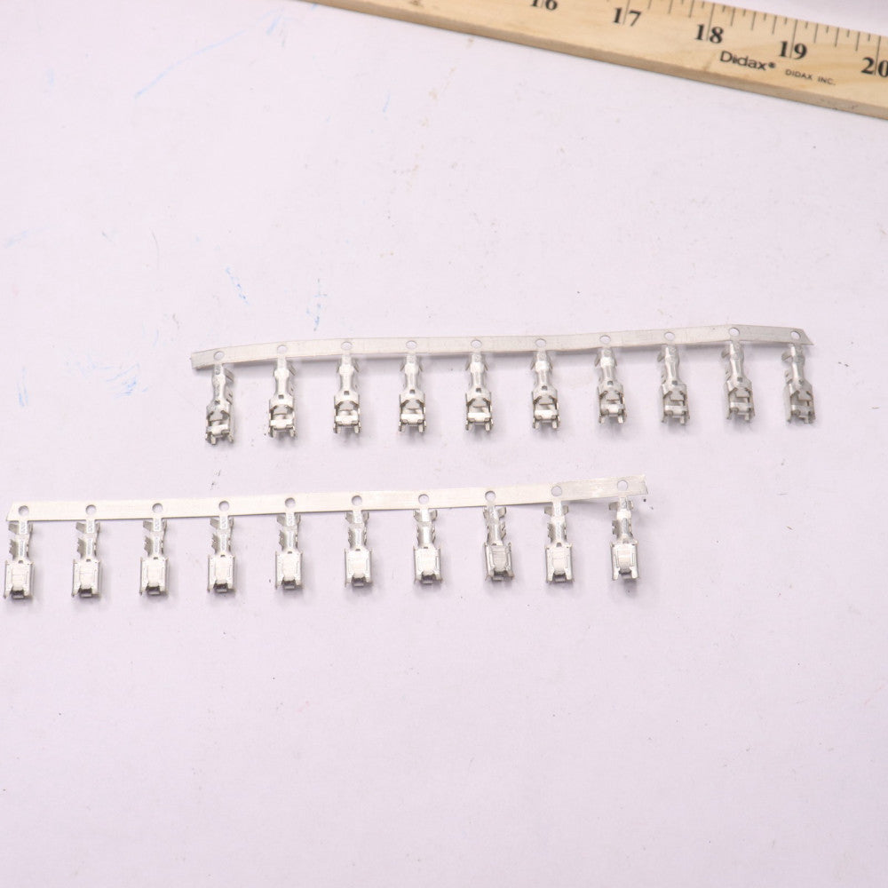 (20-Pk) Automotive Connectors Unsealed Series Female Locking Lance M/P 6.3