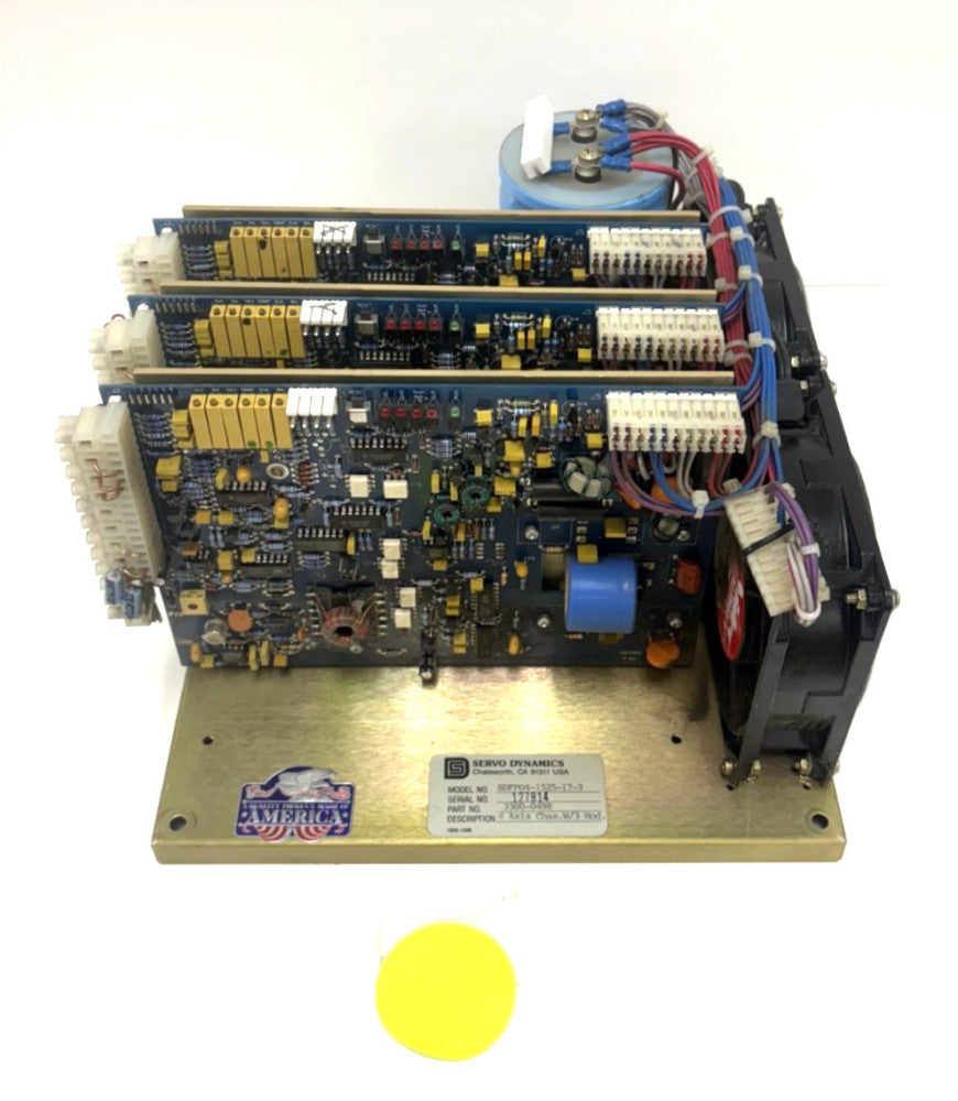 SERVO DYNAMICS DRIVE AND CONTROL UNIT MODEL SDFPO4-1525-17-3