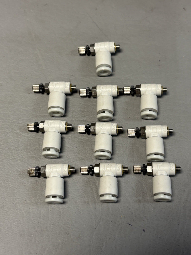 10- SMC AS1211F-M3-04 FLOW CONTROL VALVE JOINT QUICK CONNECT