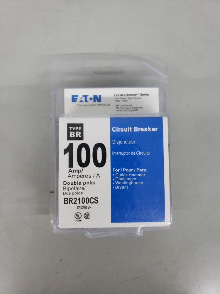 Eaton BR2100CS Type BR 100 AMP Double Pole Circuit Breakers NEW
