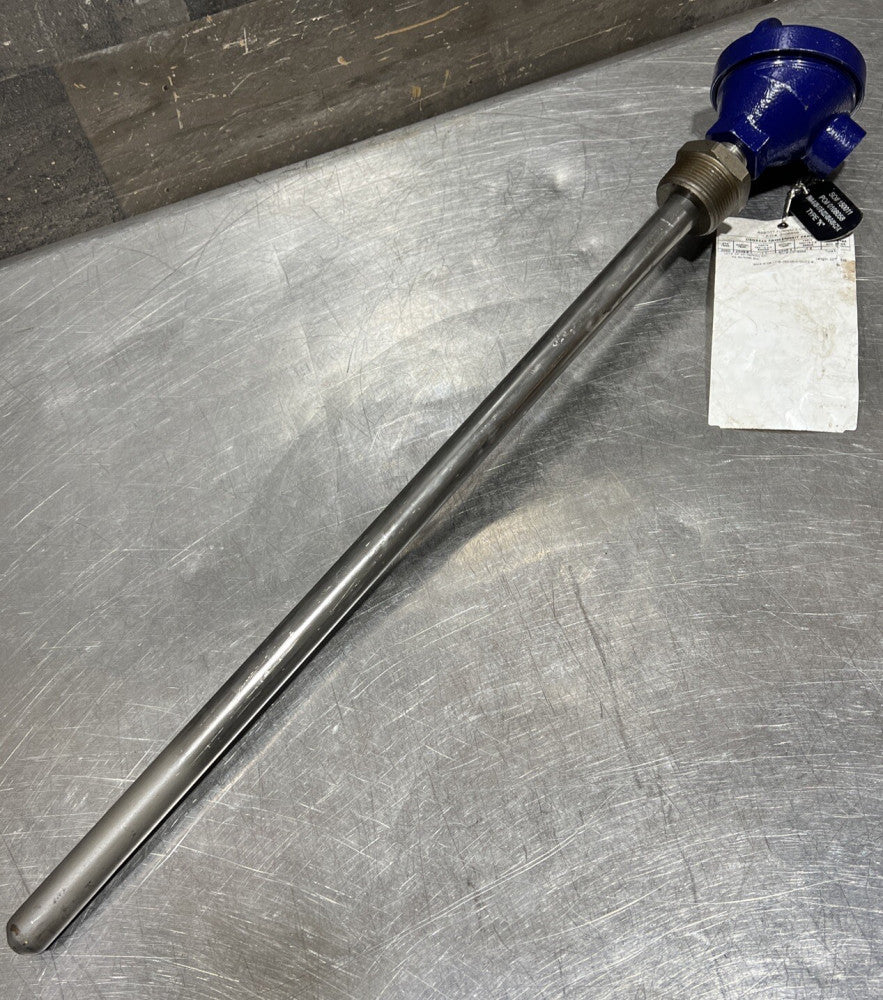 Abbott Furnace Co BMA-K-08-17-B-022-00-0-00-C2-X Base Metal Pipe Thermocouple