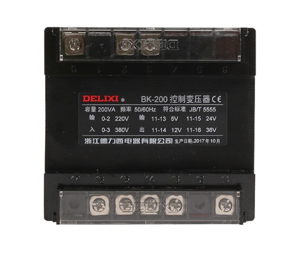 One Brand New DELIXI BK-200VA Control Transformer