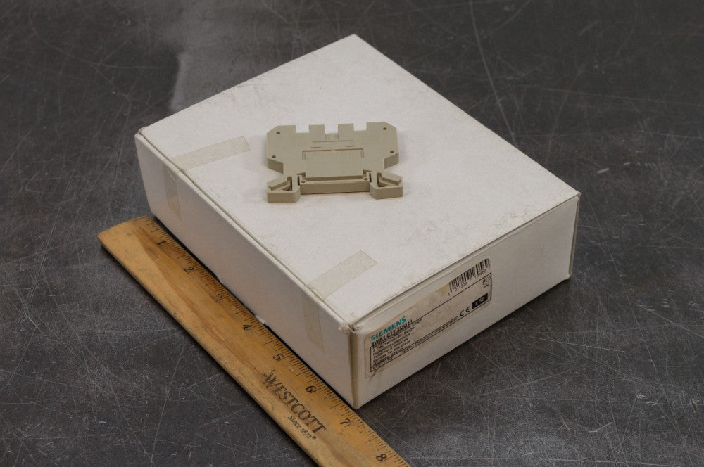 Lot of 34 Siemens 8WA1 011-2DG11 DIN 2 Tier Rail Terminal Connection Block New