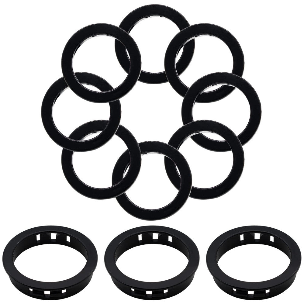 20 PCS 1-1/2" 38mm Cable Snap Bushing Grommet Black Nylon Locking Bushing