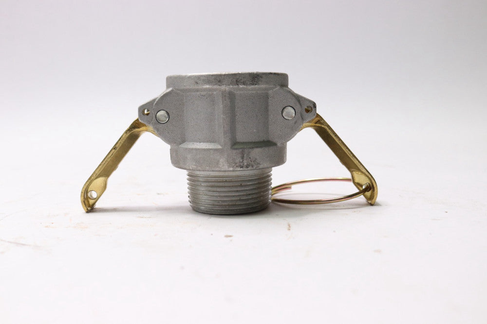 Aluminum Cam & Groove Fitting 1-1/4" Coupler X Male NPT - B125