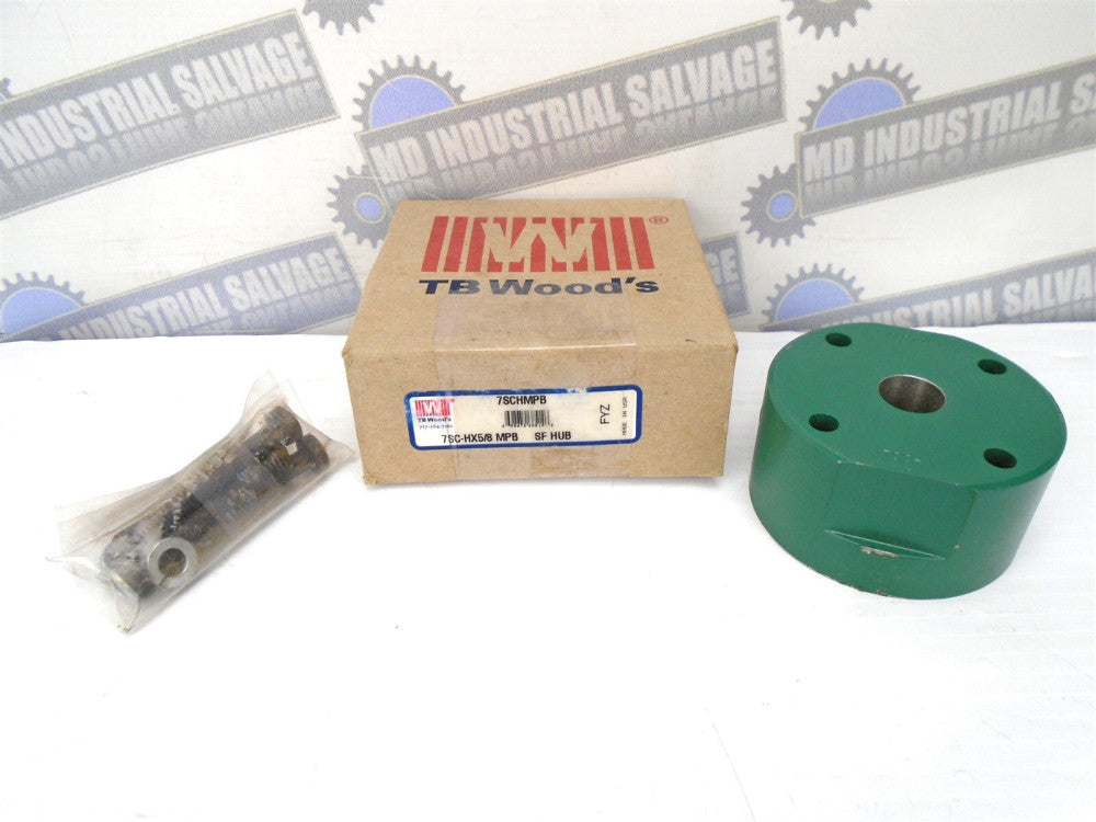 T.B. Woods - 7SC-HX5/8 MPB - 7SCHMPB H-HUB - Size 7 - 5/8" Bore - (NEW in BOX)