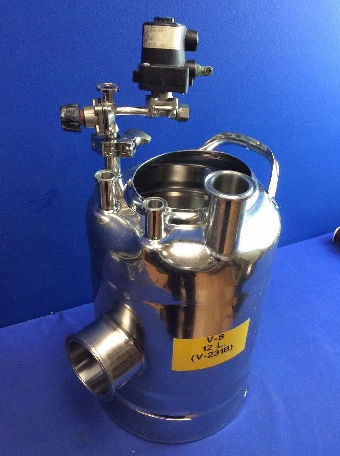 ALLOY PRODUCTS STAINLESS STEEL 12L TANK T-316 (No Lid)