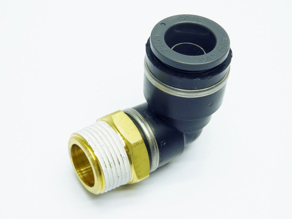 SMC KV2L-19-38S 90° Fitting 3/4" O.D. Tube 3/4-14 NPT, DOT New in bulk packaging