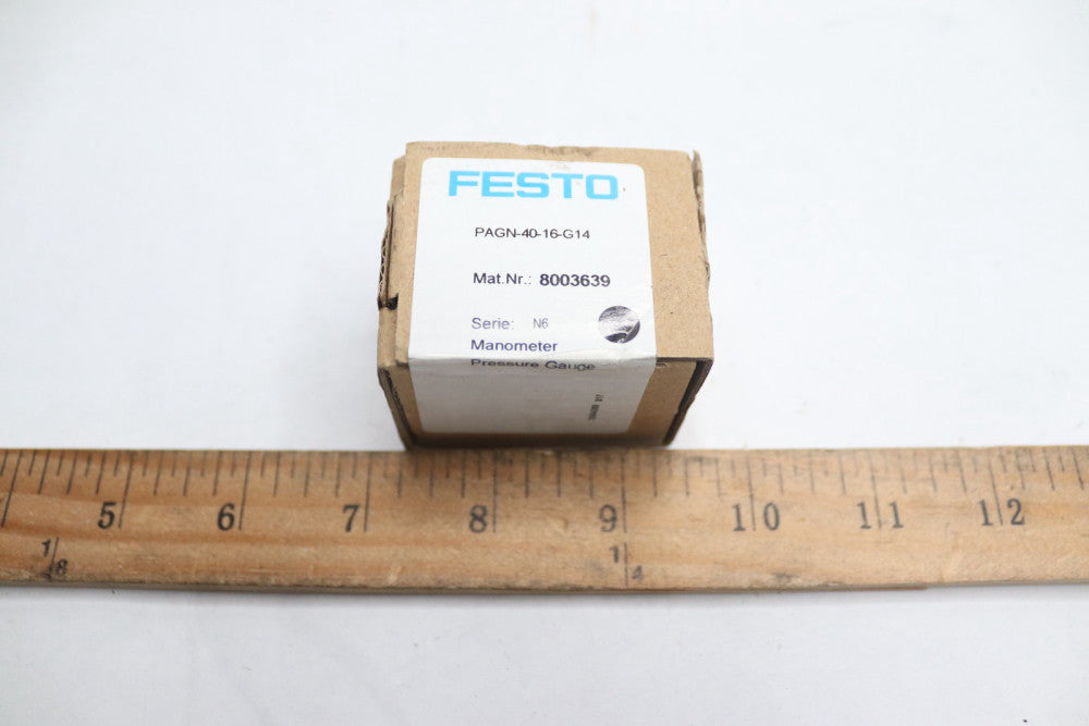 Festo Manometer Pressure Gauge PAGN-40-16-G14