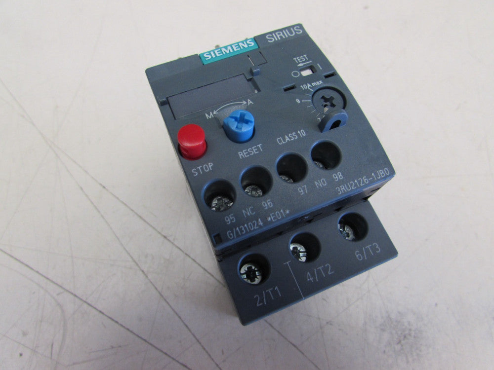 SIEMENS SIRIUS 3RU2126-1JB0 7-10FLA 600V OVERLOAD MODULE NICE USED TAKEOUT