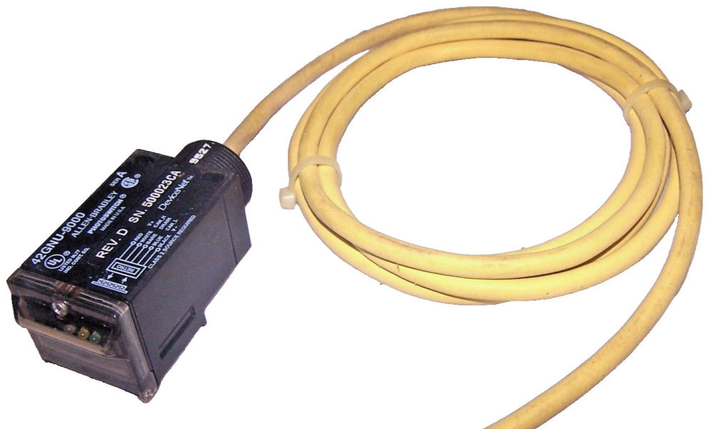 Allen-Bradley Photoswitch With Cable 42GNU-9000 REV D