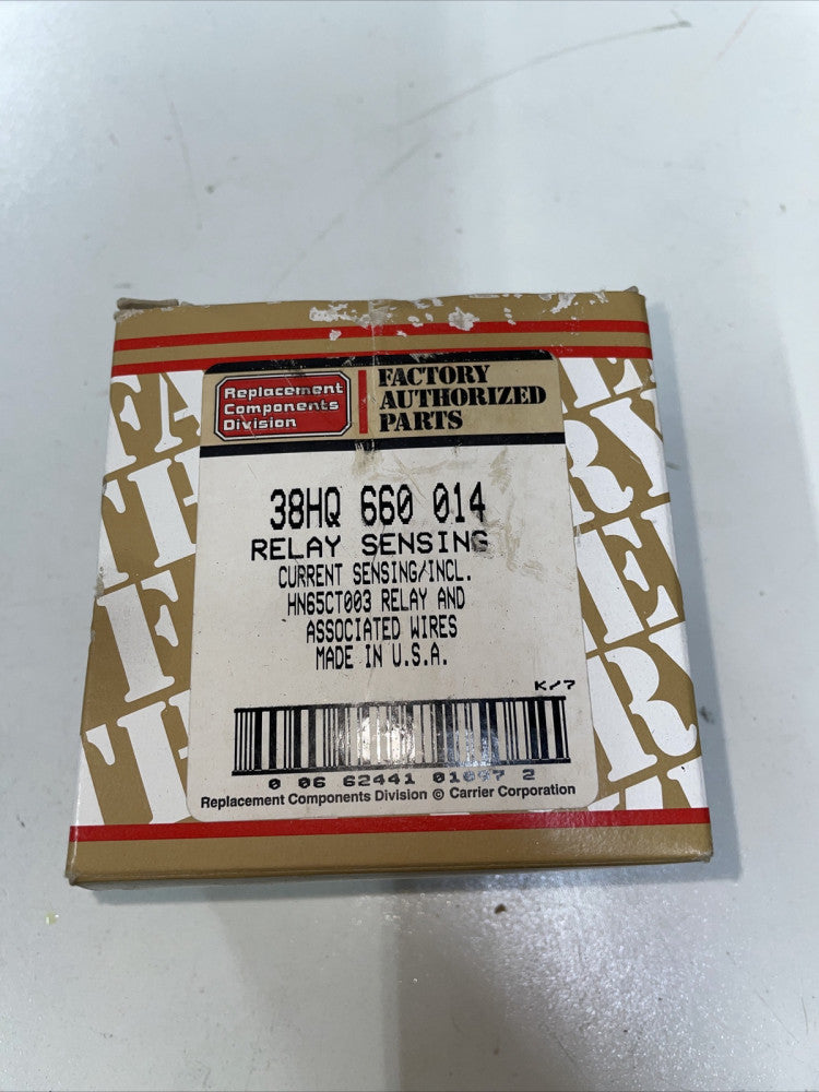 New Old Stock! Factory Authorized Parts 38HQ 660 014 38HQ660014 Sensing Relay