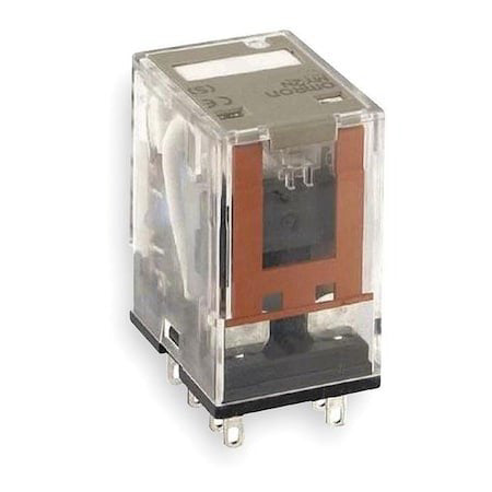 Omron My2n-Dc24(S) General Purpose Relay, 24V Dc Coil Volts, Square, 8 Pin, Dpdt