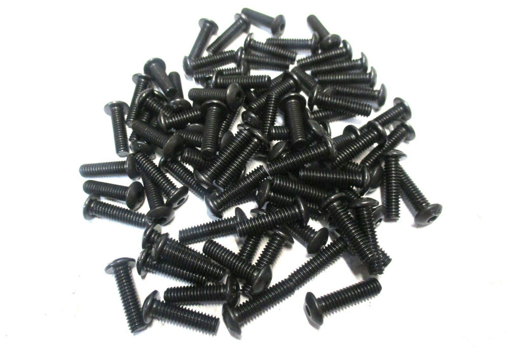 Brighton (201040) #8-32 UNC 5/8" OAL 3/32" Hex Button Cap Screw - Lot of 84
