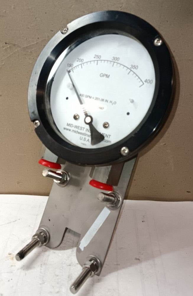 NEW MIDWEST INSTRUMENTS 142SG-03-(GK)O 400 GPM GAGE 1/2" NPT